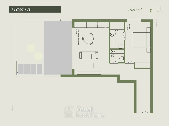 Apartamento T1 para Venda em Caldas de Vizela (São Miguel e São João) Foto 25