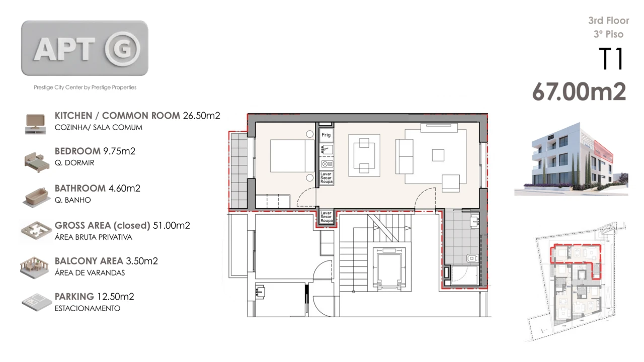 Apartamento T1 para Venda em Machico Foto 8