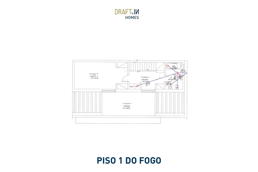Apartamento T3 para Venda em Ermidas-Sado Planta 2