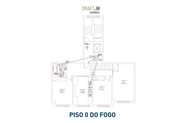 Apartamento T3 para Venda em Ermidas-Sado Planta 1