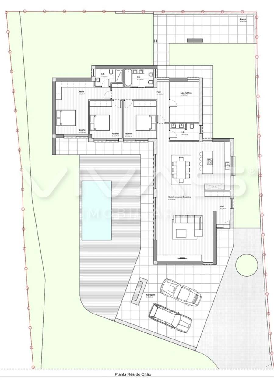 Moradia T3 para Venda em Escariz (São Mamede) e Escariz (São Martinho) Planta 1