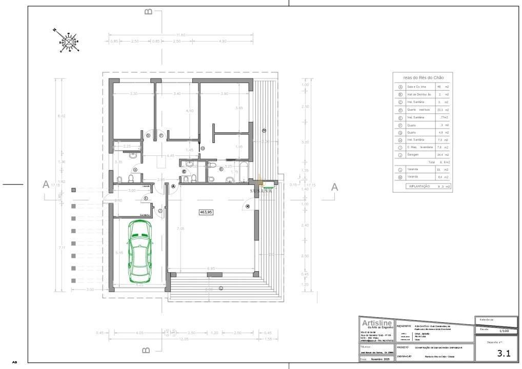 Moradia T3 para Venda em Rio de Loba Foto 5