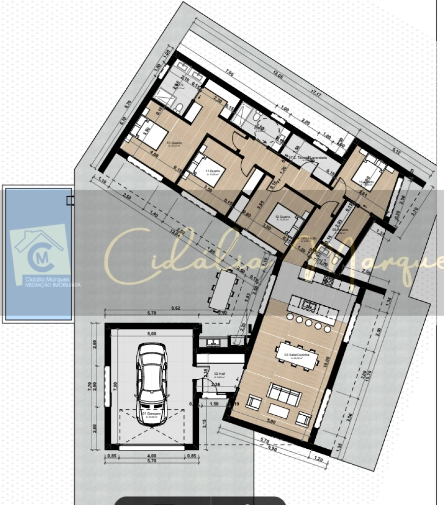 Moradia T4 para Venda em Lordosa Planta 2