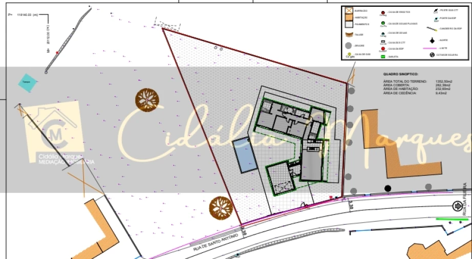 Moradia T4 para Venda em Lordosa Planta 1