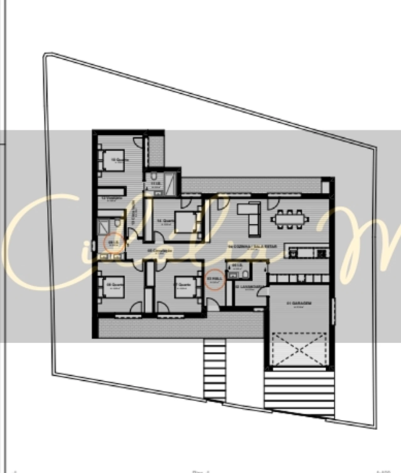 Moradia T4 para Venda em Rio de Loba Planta 2