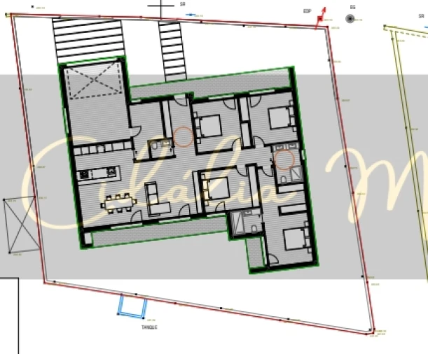 Moradia T4 para Venda em Rio de Loba Planta 1