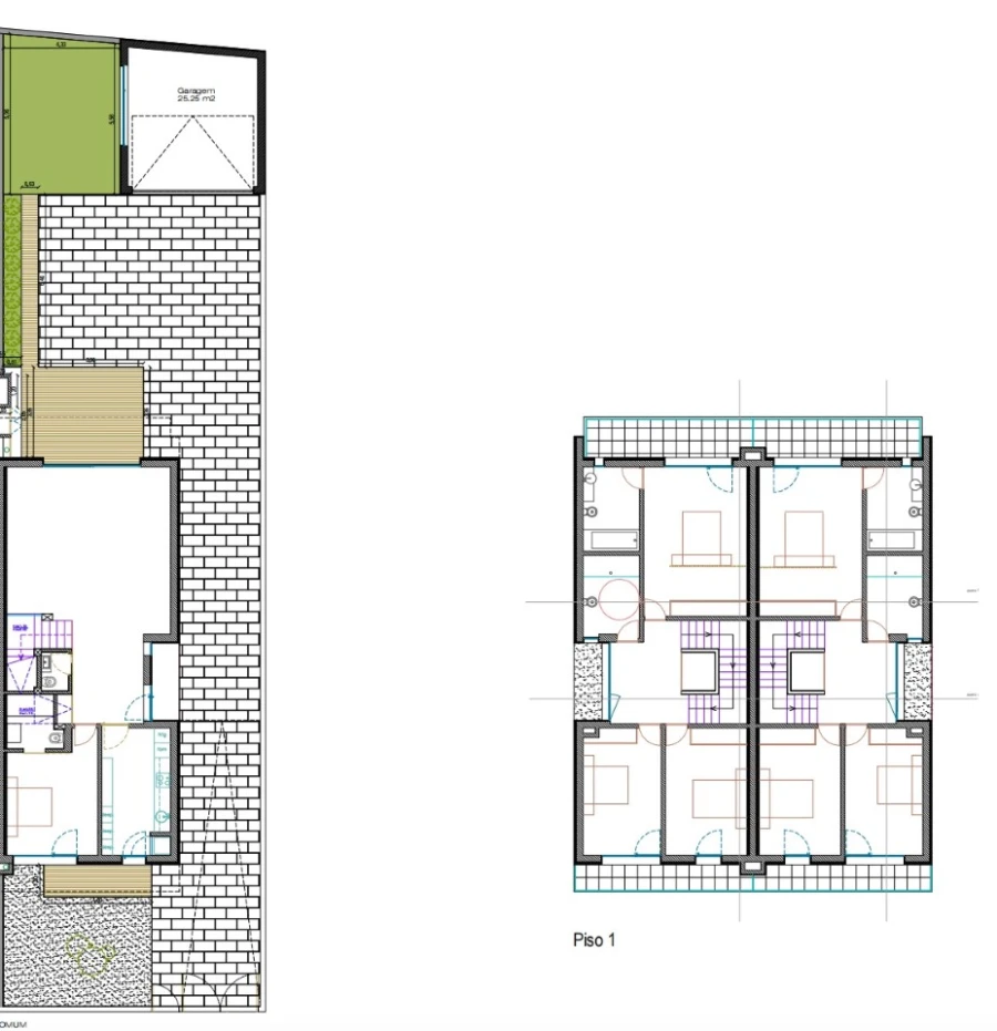 Moradia T4 para Venda em Aradas Planta 1