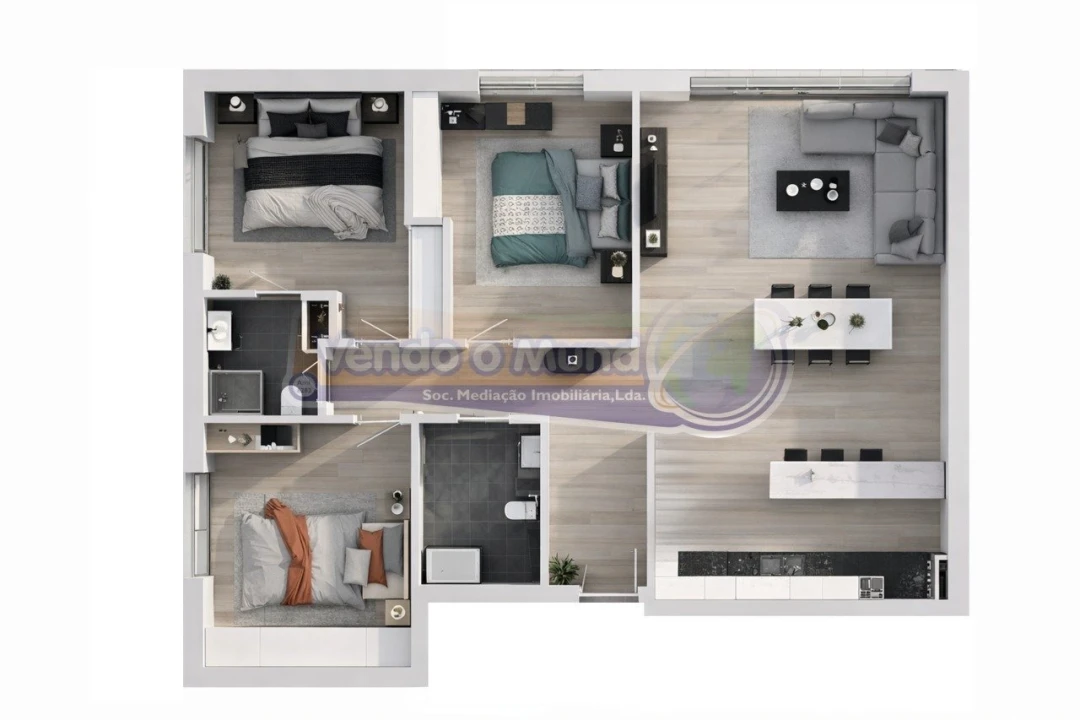 Apartamento T3 para Venda em Benavente Foto 5