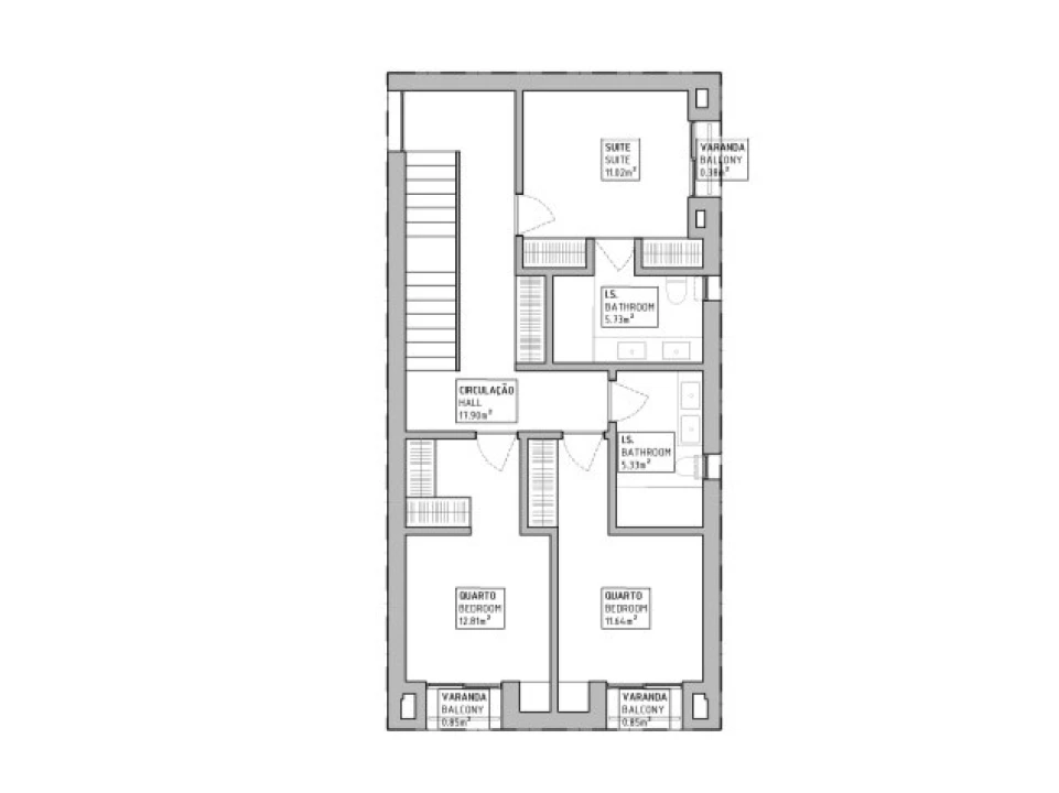 Moradia T4 para Venda em Funchal (São Pedro) Planta 4