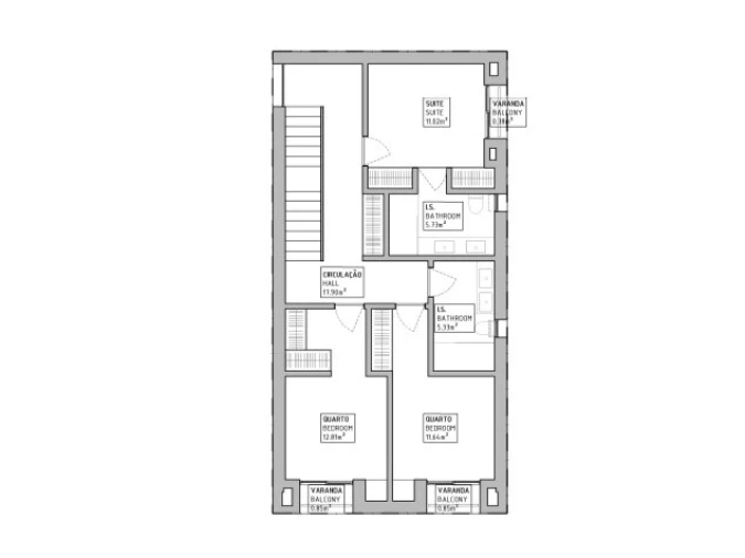 Moradia T4 para Venda em Funchal (São Pedro) Planta 4