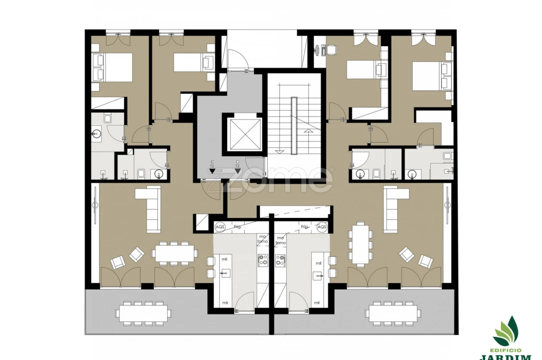 Apartamento T2 para Venda em Alto do Seixalinho, Santo André e Verderena Foto 12