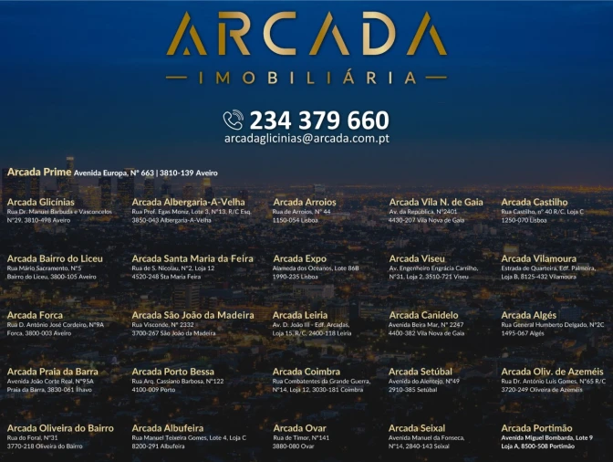 Apartamento T3 para Venda em Esgueira Planta 1