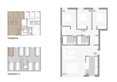 Apartamento T3 para Venda em São João Baptista