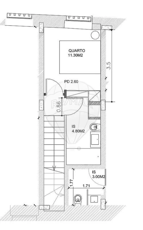 Apartamento T1 para Venda em Santo António