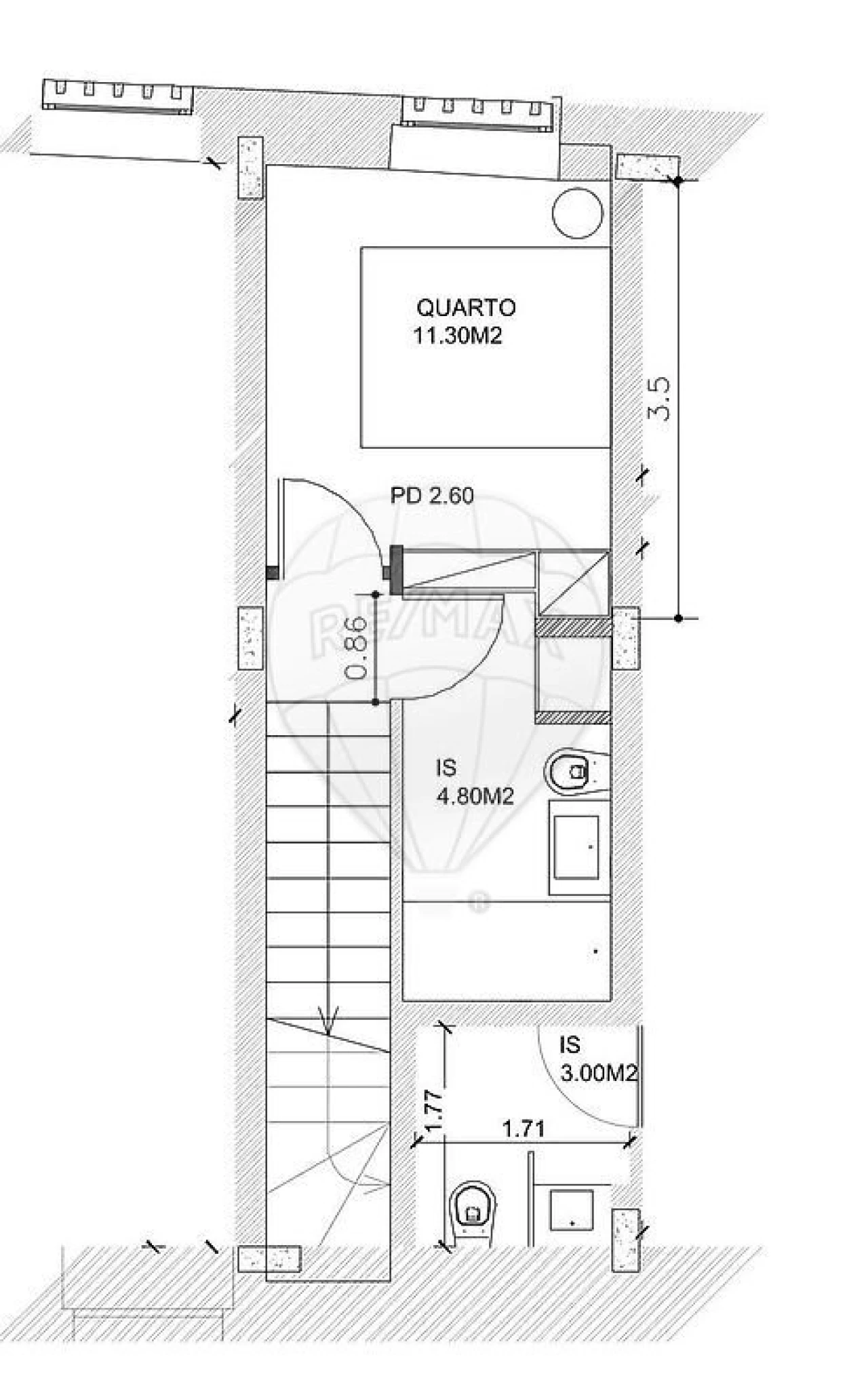 Apartamento T1 para Venda em Santo António Foto 21