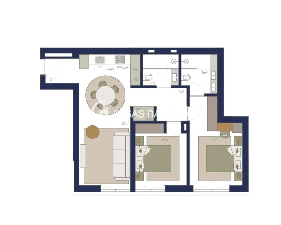 Apartamento T2 para Venda em Matosinhos e Leça da Palmeira Foto 6