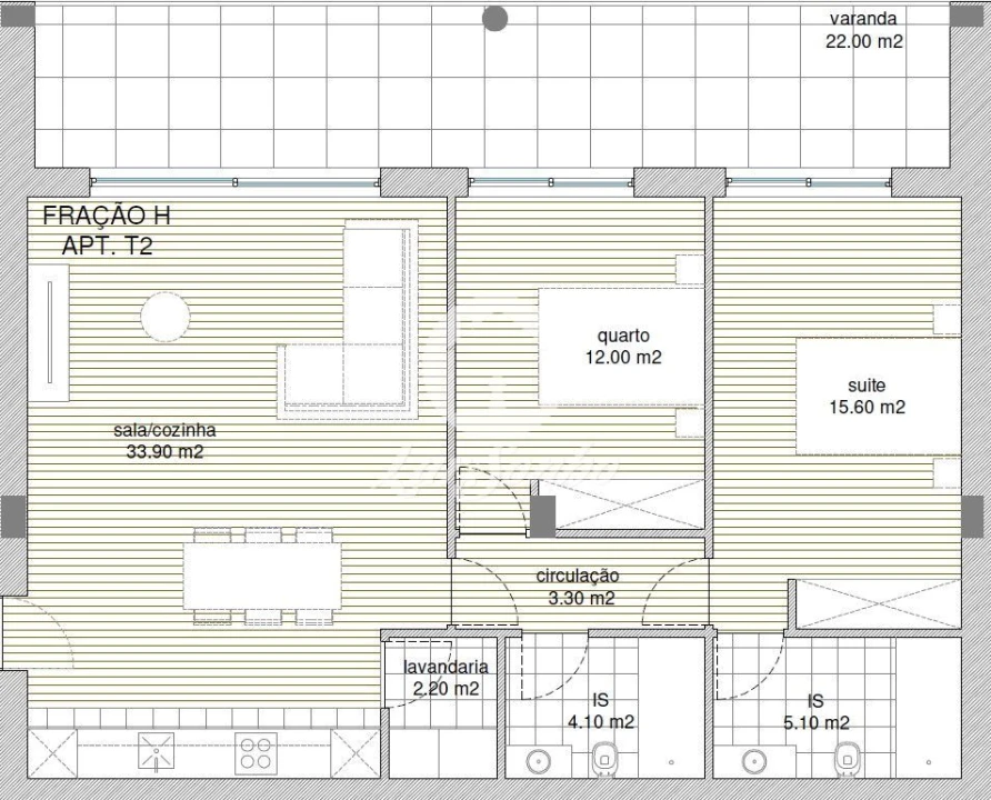 Apartamento T2 para Venda em Tamel (Santa Leocádia) e Vilar do Monte Foto 2