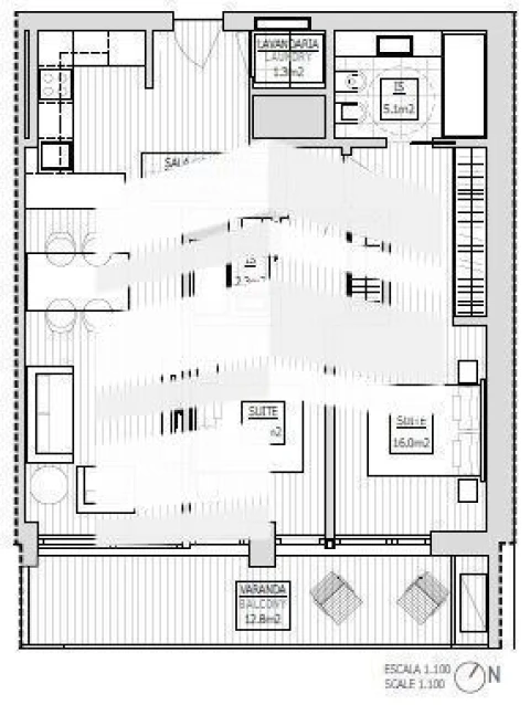 Apartamento T2 para Venda em São Martinho