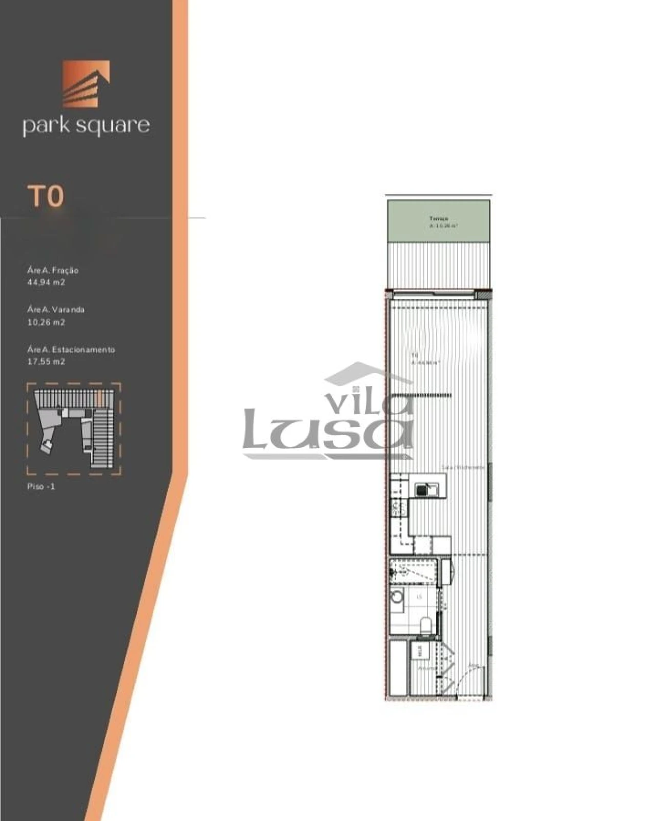 Apartamento T0 para Venda em Mafamude e Vilar do Paraíso Foto 1