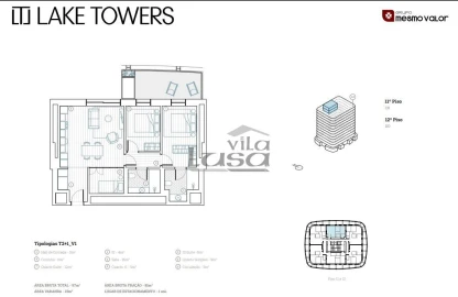 Apartamento T3 para Venda em Paranhos