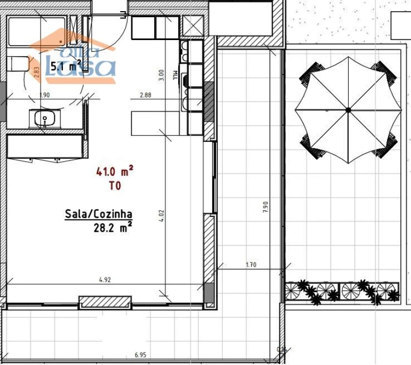 Apartamento T0 para Venda em Mafamude e Vilar do Paraíso Foto 8