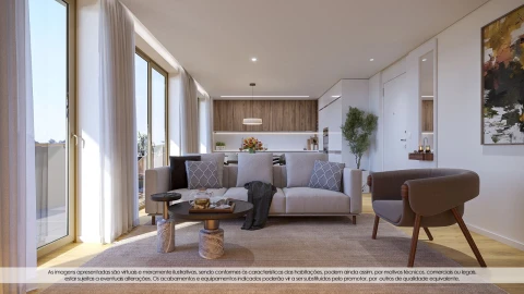 Apartamento T1 para Venda em Arcozelo