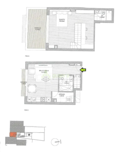 Apartamento T1 para Venda em Cedofeita, Santo Ildefonso, Sé, Miragaia, São Nicolau e Vitória