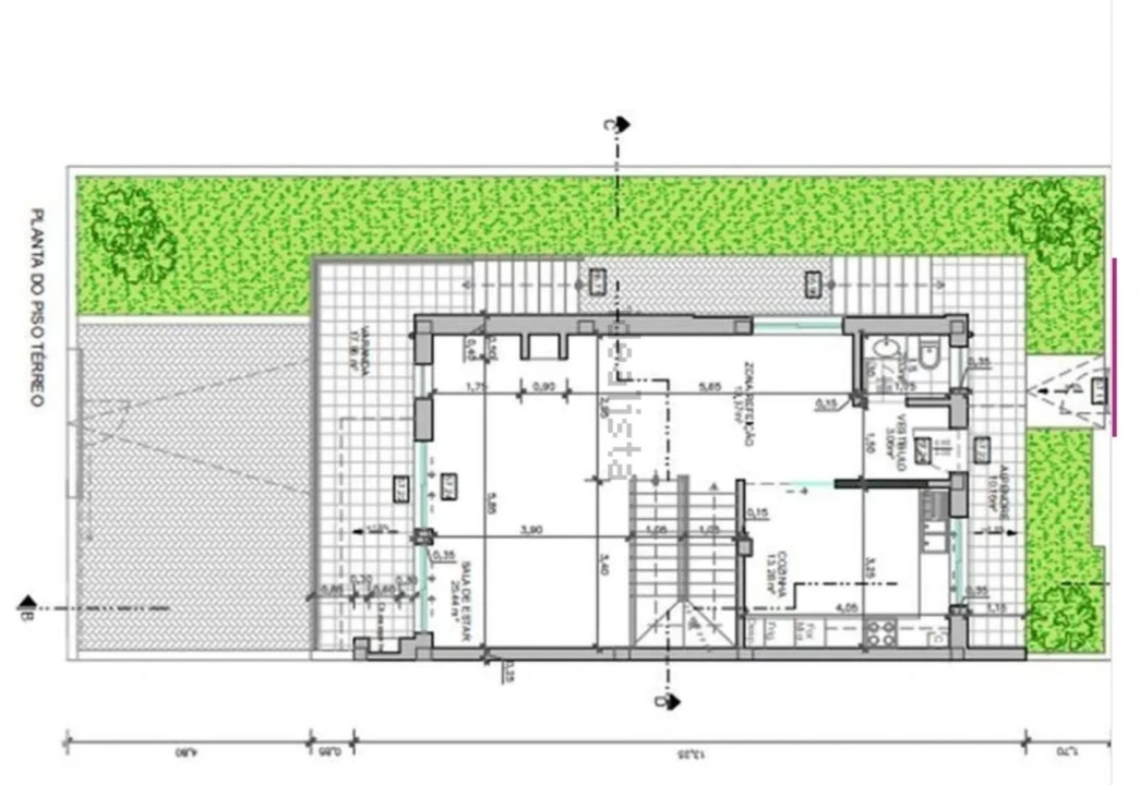 Moradia T4 para Venda em Silveira Planta 4