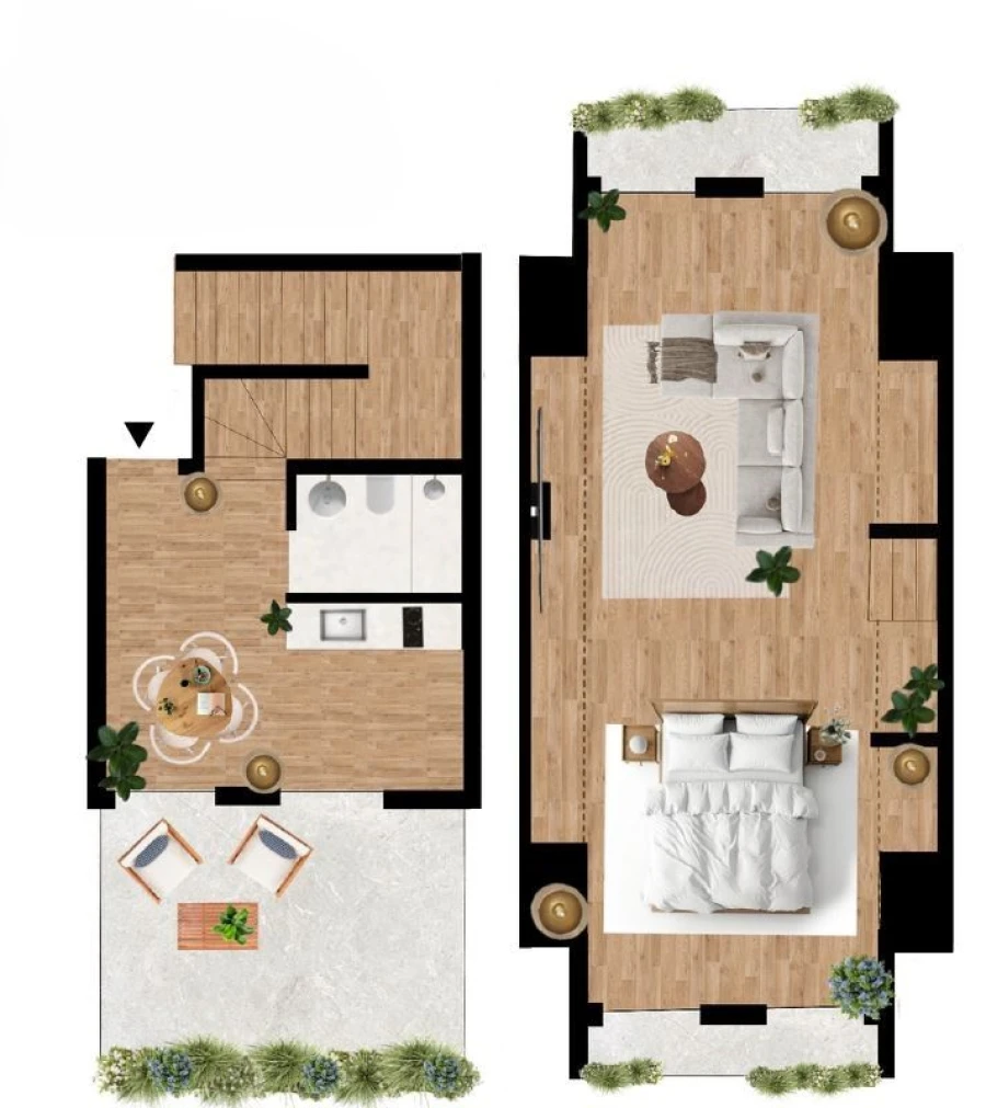 Apartamento T0 para Venda em Matosinhos e Leça da Palmeira Planta 1