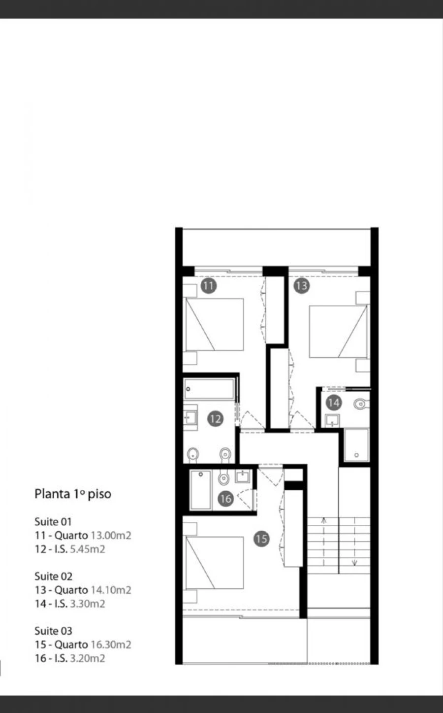 Moradia T3 para Venda em Milheiros Planta 3