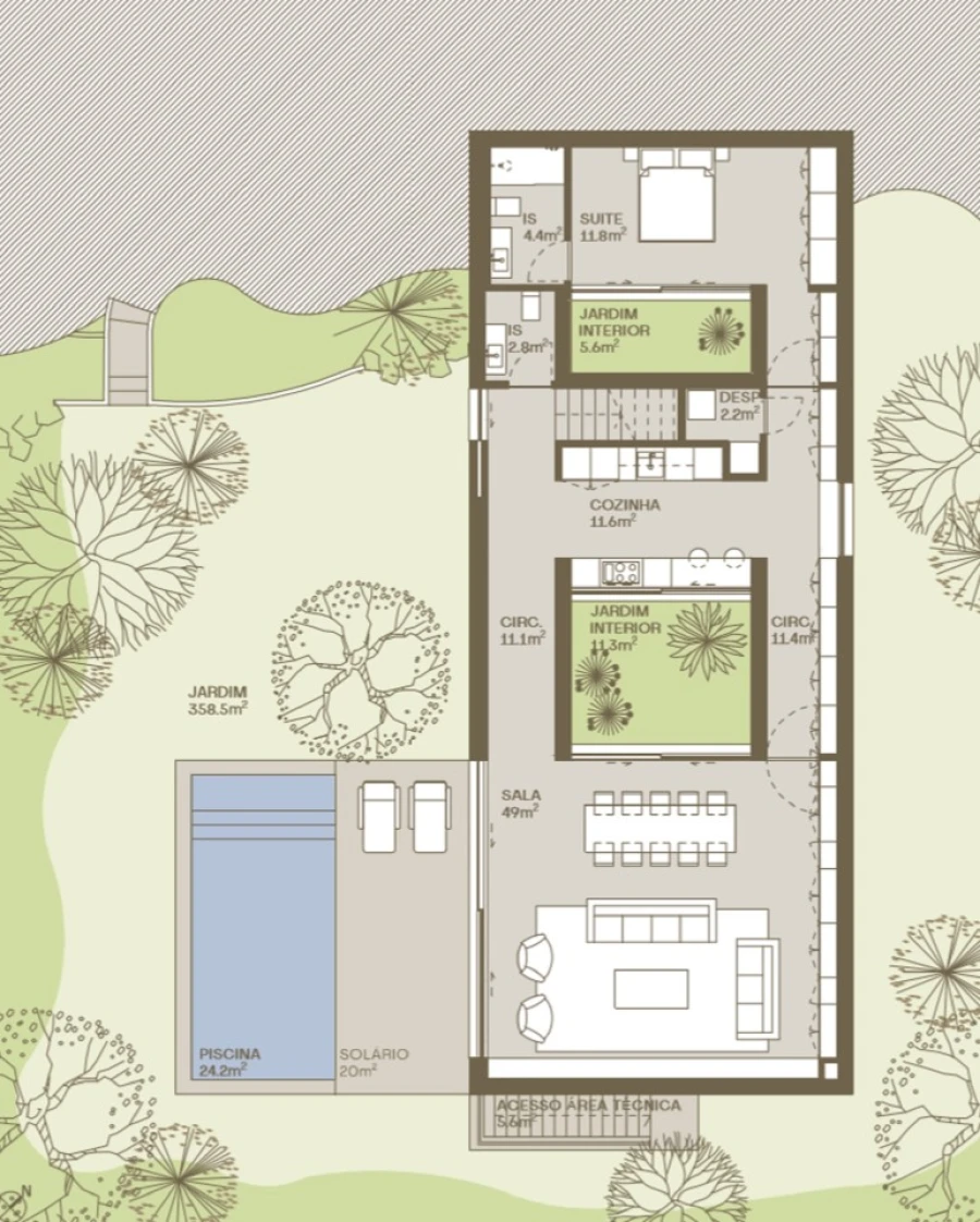 Moradia T4 para Venda em Cascais e Estoril Planta 3
