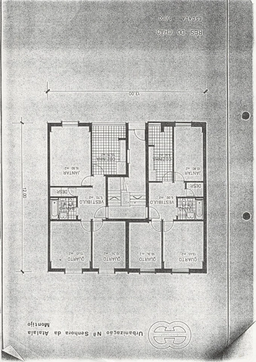 Apartamento T2 para Venda em Montijo e Afonsoeiro Planta 1