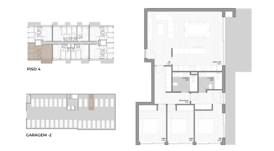 Apartamento T3 para Venda em Valongo Planta 1