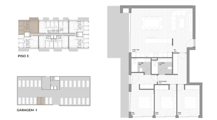 Apartamento T3 para Venda em Valongo Planta 1