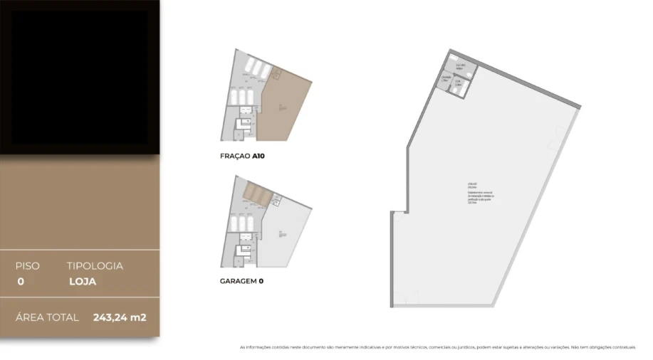 Loja para Venda em Bougado (São Martinho e Santiago) Planta 1