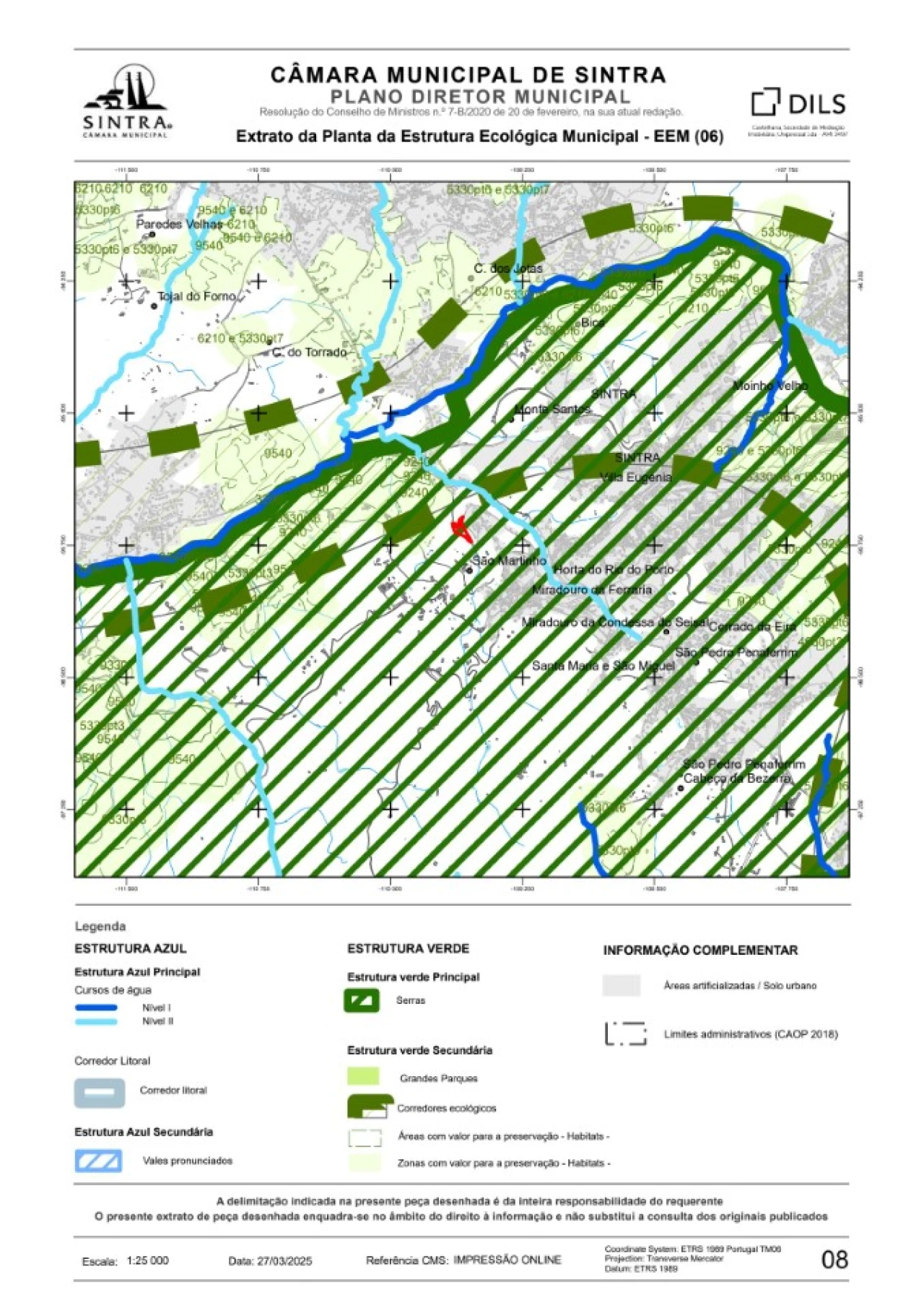 Terreno para Venda em Santa Maria e São Miguel, São Martinho, São Pedro Penaferrim Planta 8