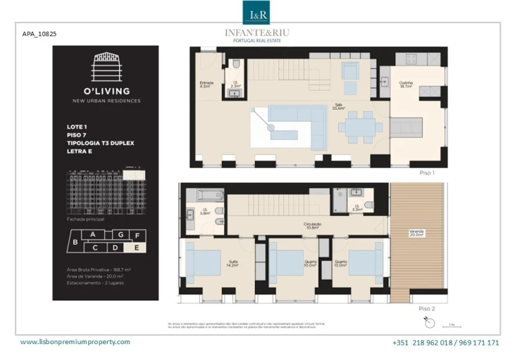 Apartamento T3 para Venda em Parque das Nações Planta 1