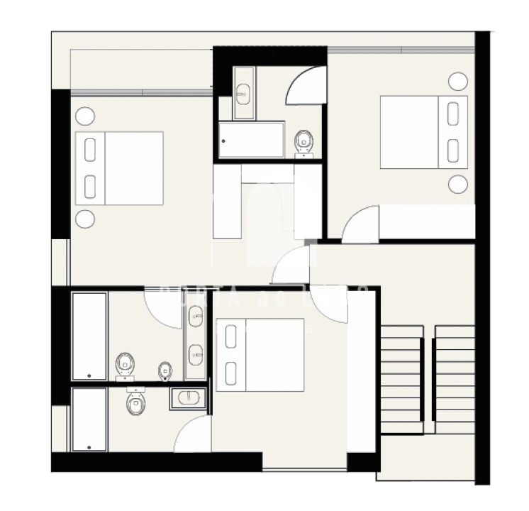 Moradia T4 para Venda em Canidelo Planta 2