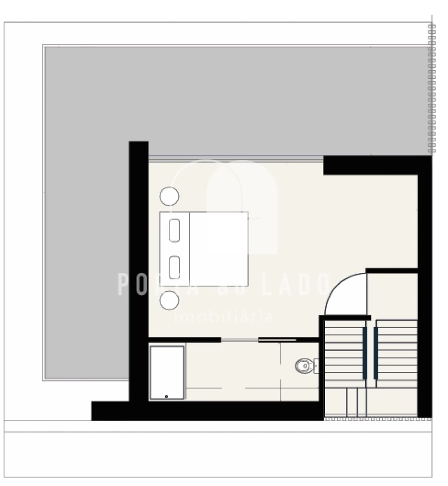Moradia T4 para Venda em Canidelo Planta 3