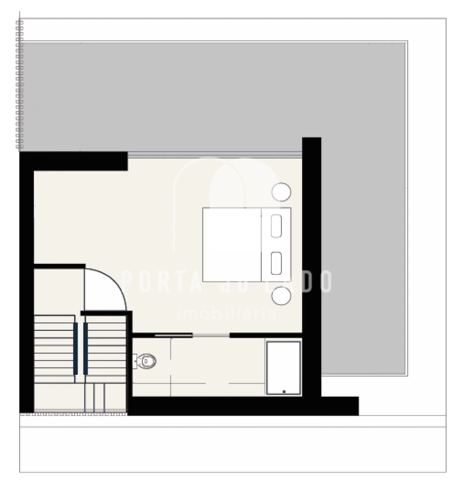Moradia T4 para Venda em Canidelo Planta 3