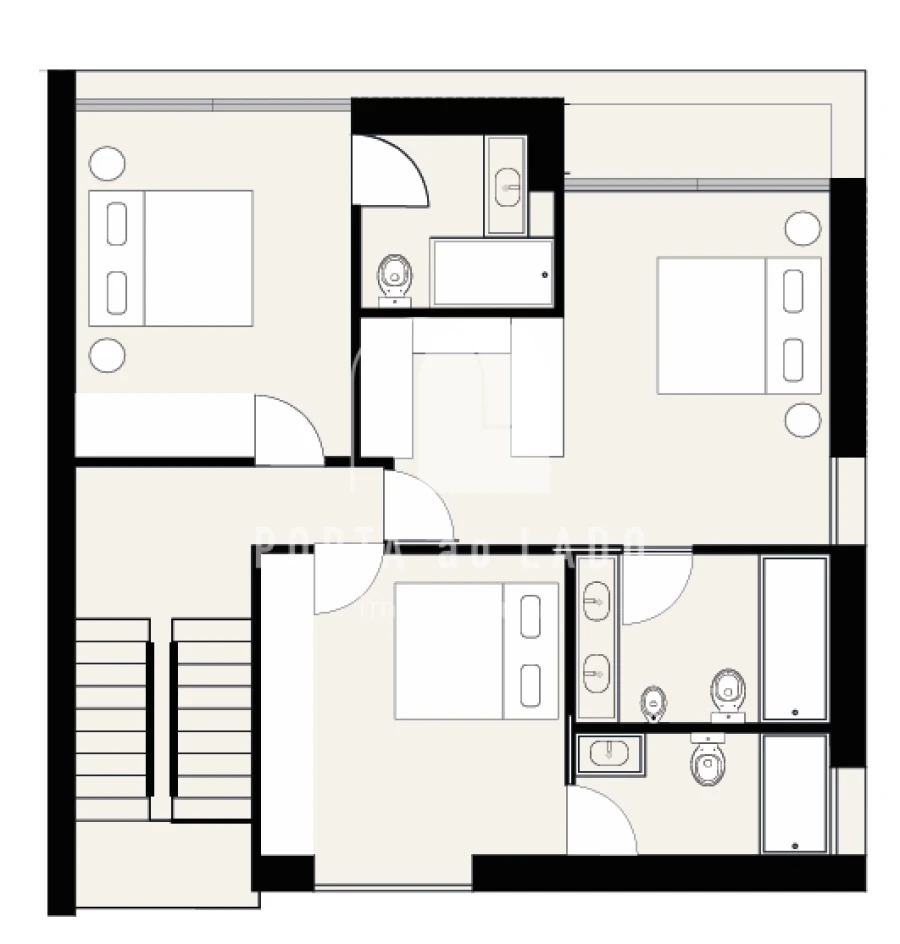 Moradia T4 para Venda em Canidelo Planta 2