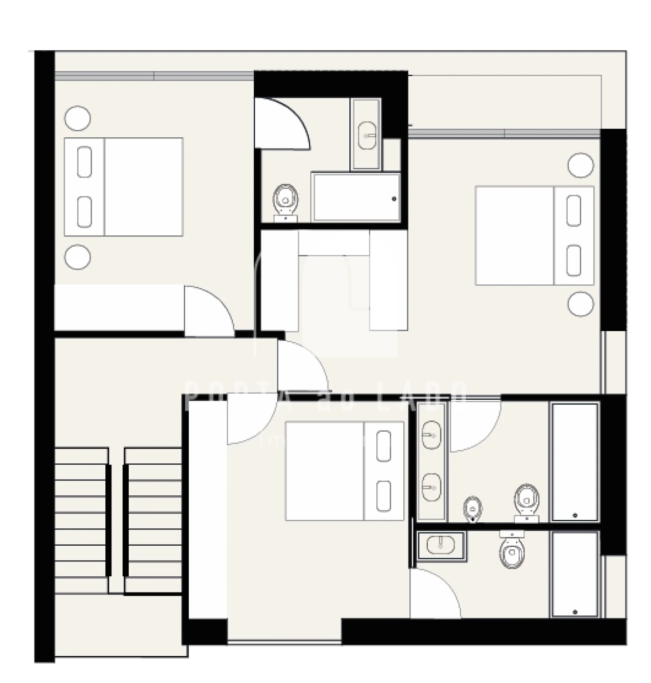 Moradia T4 para Venda em Canidelo Planta 2