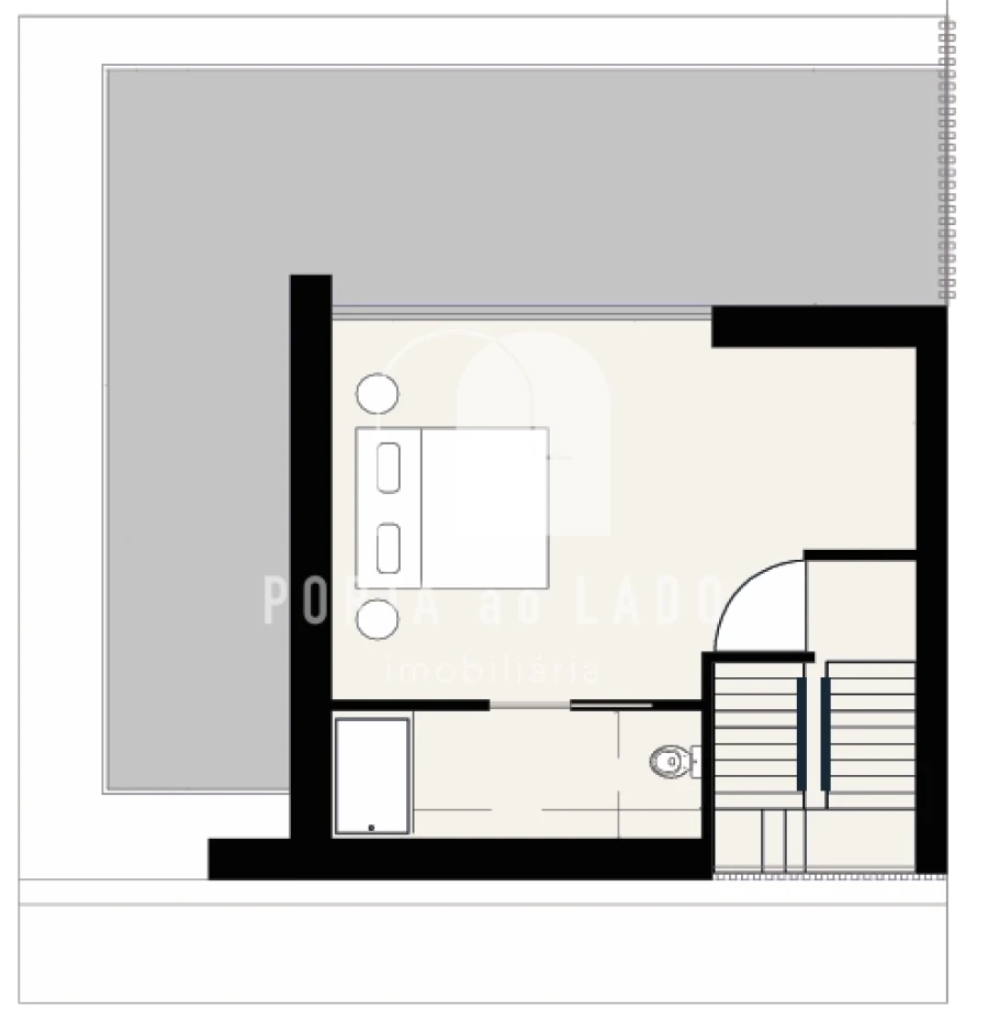 Moradia T4 para Venda em Canidelo Planta 3