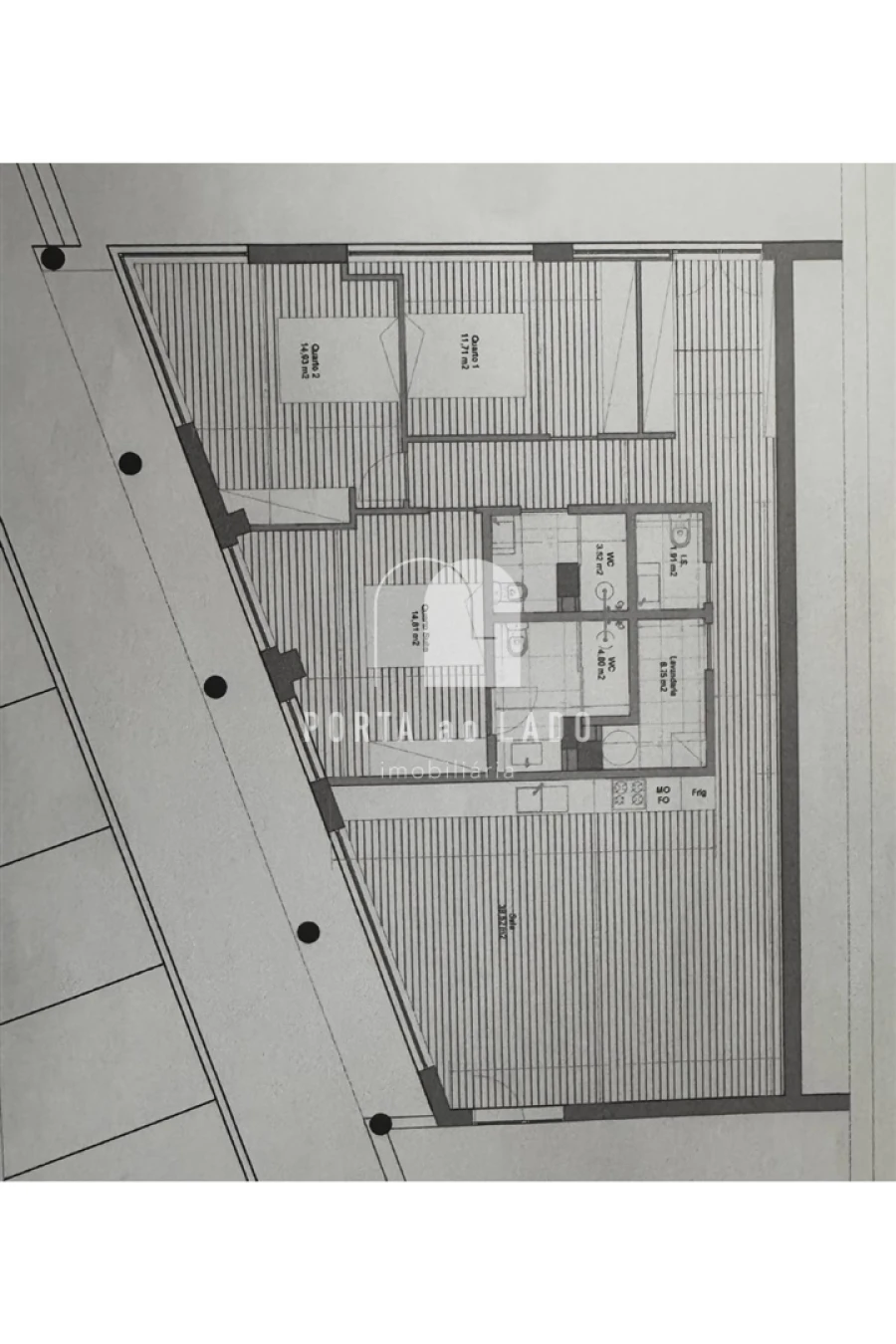Apartamento T3 para Venda em Pedroso e Seixezelo Planta 1