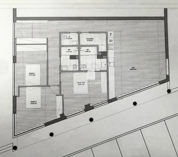 Apartamento T3 para Venda em Pedroso e Seixezelo Planta 1