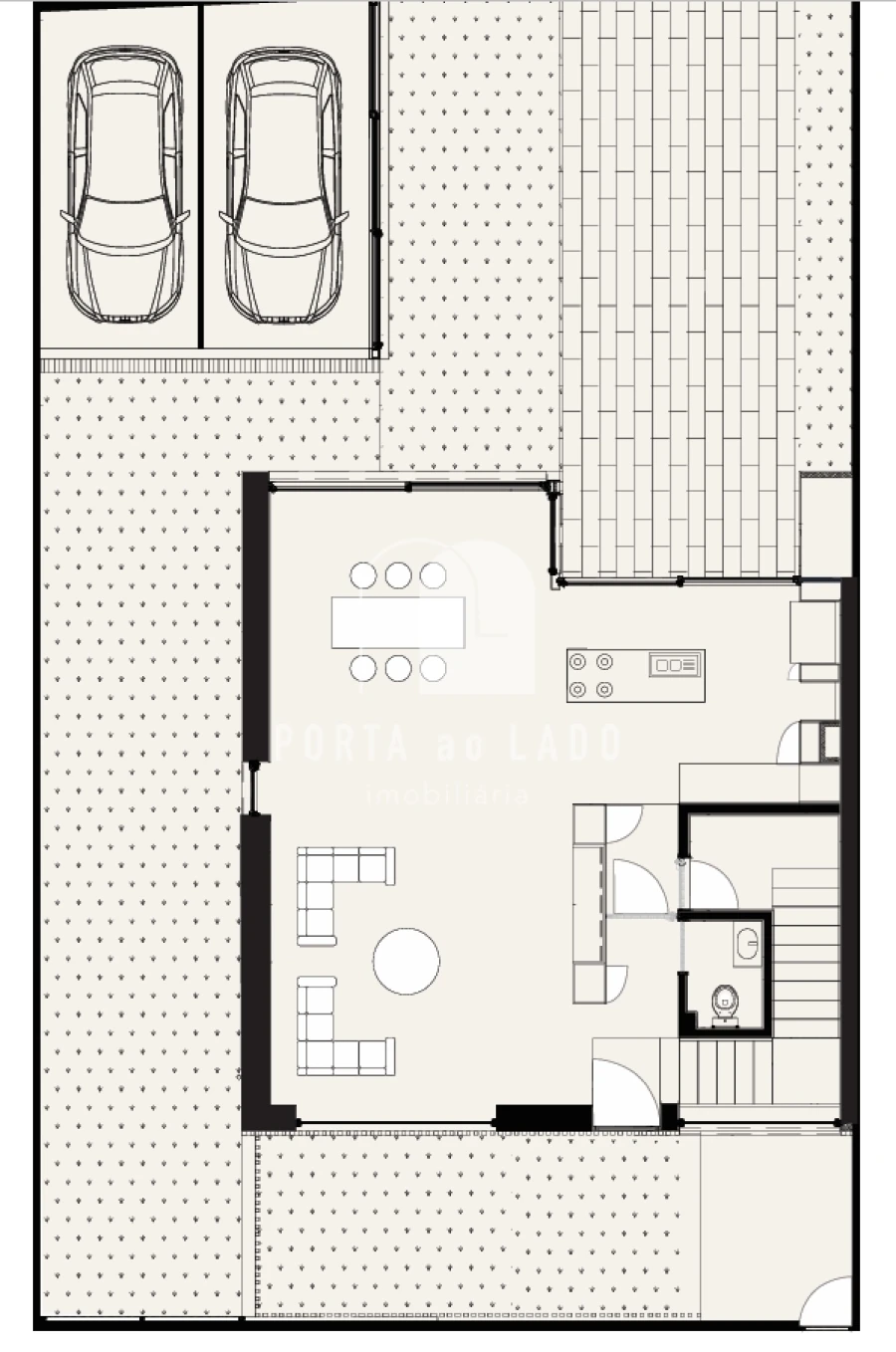 Moradia T4 para Venda em Canidelo Planta 1