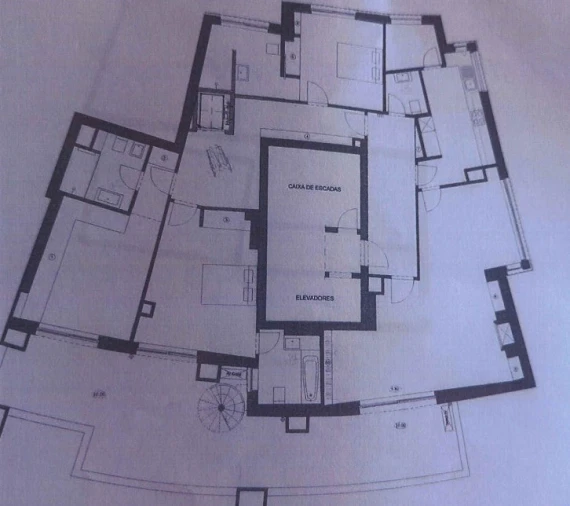 Apartamento T3 para Venda em Aldoar, Foz do Douro e Nevogilde Planta 1
