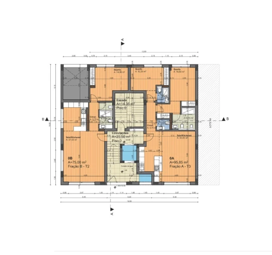 Apartamento T1 para Venda em Montijo e Afonsoeiro Planta 1