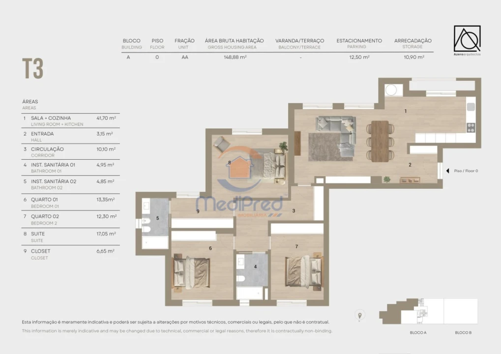 Apartamento T3 para Venda em Montijo e Afonsoeiro Foto 4