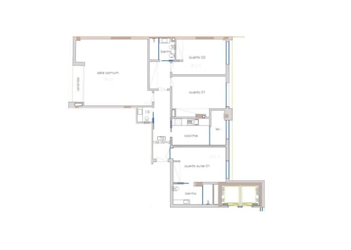 Apartamento T3 para Venda em Cedofeita, Santo Ildefonso, Sé, Miragaia, São Nicolau e Vitória Planta 3